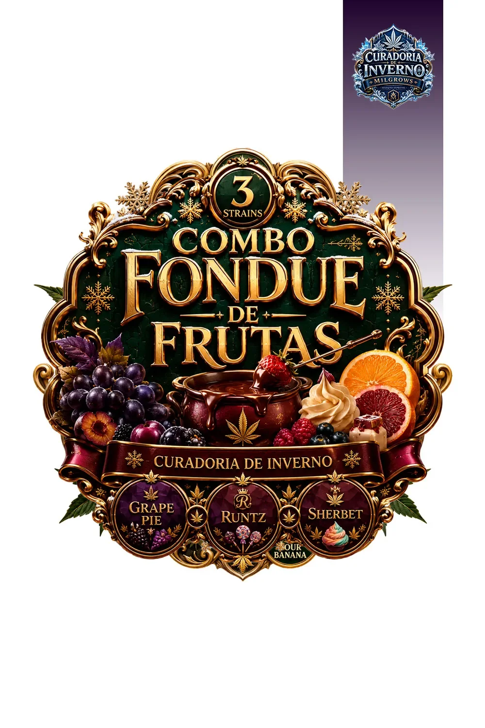 Combo Fondue de Frutas - 3 strains